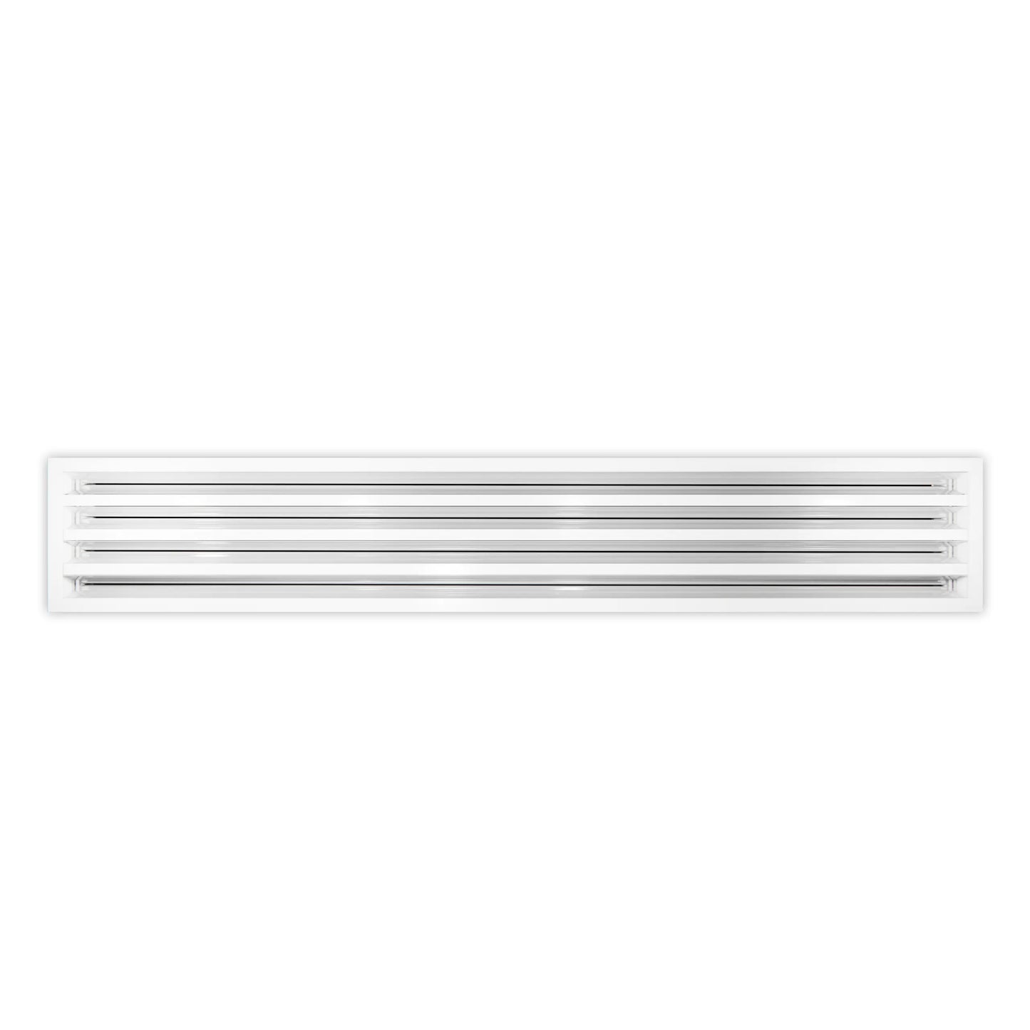 30x6 Modern AC Vent Cover - Decorative White Air Vent - Standard Linear Slot Diffuser 99,9% Aluminium - MAIER INTERNACIONAL