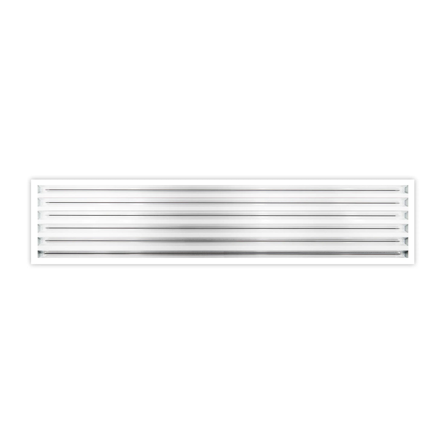 36x10 Modern AC Vent Cover - Decorative White Air Vent - Standard Linear Slot Diffuser 99,9% Aluminium- MAIER INTERNACIONAL