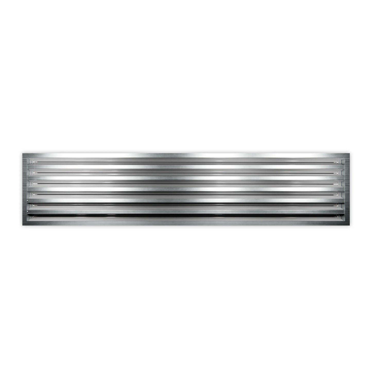 36x10 Modern AC Vent Cover - Decorative White Air Vent - Standard Linear Slot Diffuser 99,9% Aluminium- MAIER INTERNACIONAL