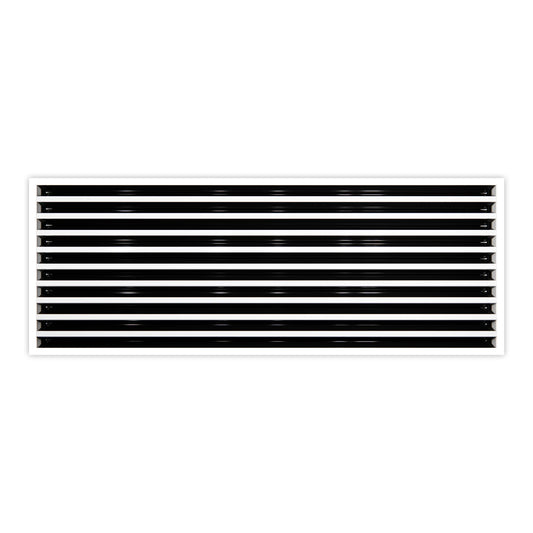 36x16 Modern AC Vent Cover - Decorative White Air Vent - Standard Linear Slot Diffuser 99,9% Aluminium- MAIER INTERNACIONAL