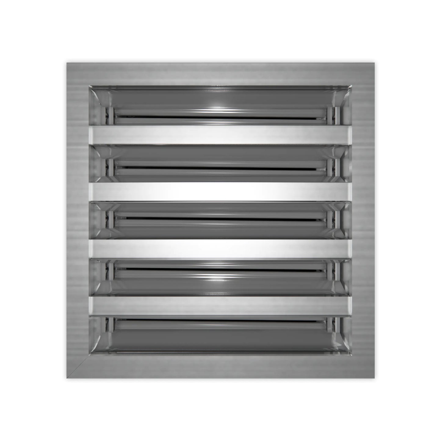 8x6 Modern AC Vent Cover - Decorative White Air Vent - Standard Linear Slot Diffuser 99,9% Aluminium- MAIER INTERNACIONAL