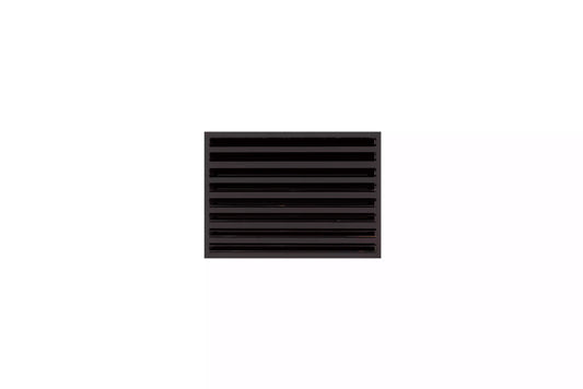 18x12 Modern AC Vent Cover - Decorative Black Air Vent - Standard Linear Slot Diffuser 99,9% Aluminium - MAIER INTERNACIONAL