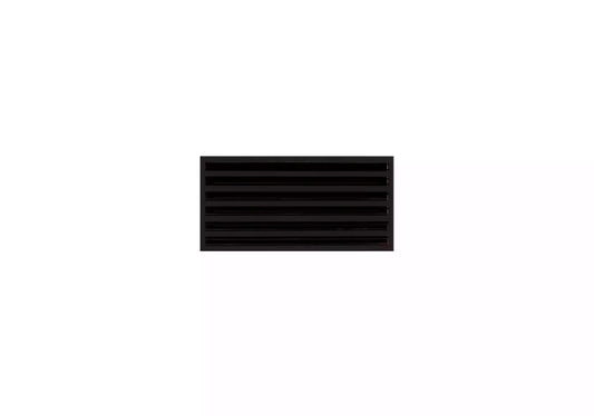 20x10 Modern AC Vent Cover - Decorative Black Air Vent - Standard Linear Slot Diffuser 99,9% Aluminium - MAIER INTERNACIONAL