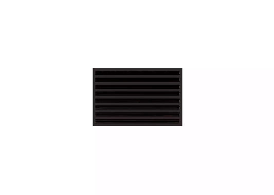 20x12 Modern AC Vent Cover - Decorative Black Air Vent - Standard Linear Slot Diffuser 99,9% Aluminium - MAIER INTERNACIONAL