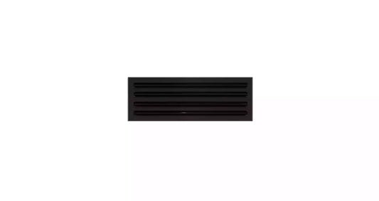 20x8 Modern AC Vent Cover - Decorative Black Air Vent - Standard Linear Slot Diffuser 99,9% Aluminium - MAIER INTERNACIONAL