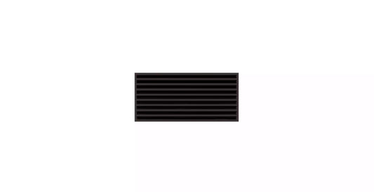 30x14 Modern AC Vent Cover - Decorative Black Air Vent - Standard Linear Slot Diffuser 99,9% Aluminium - MAIER INTERNACIONAL