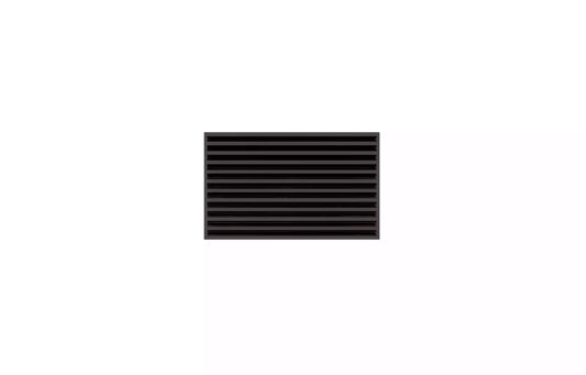 30x18 Modern AC Vent Cover - Decorative Black Air Vent - Standard Linear Slot Diffuser 99,9% Aluminium - MAIER INTERNACIONAL