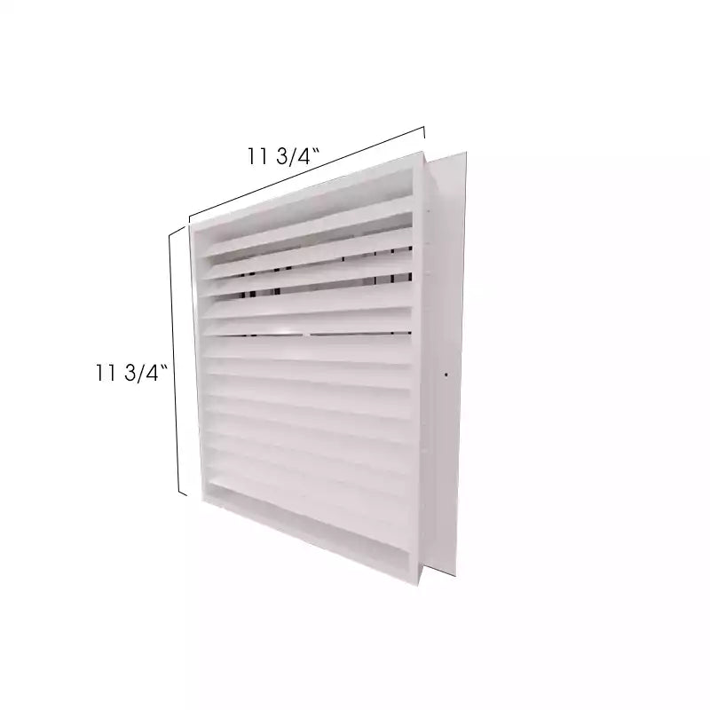 12x12 White Vent Cover | 3-Way Supply grillel, Aluminum Square Ceiling Diffuser - MAIER INTERNACIONAL