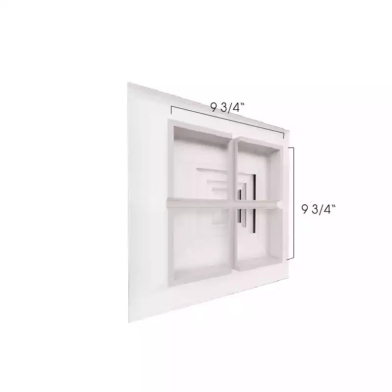 Cubierta de ventilación blanca de 10x10 | Rejilla de impulsión de 4 vías, Difusor de techo cuadrado de aluminio - MAIER INTERNACIONAL