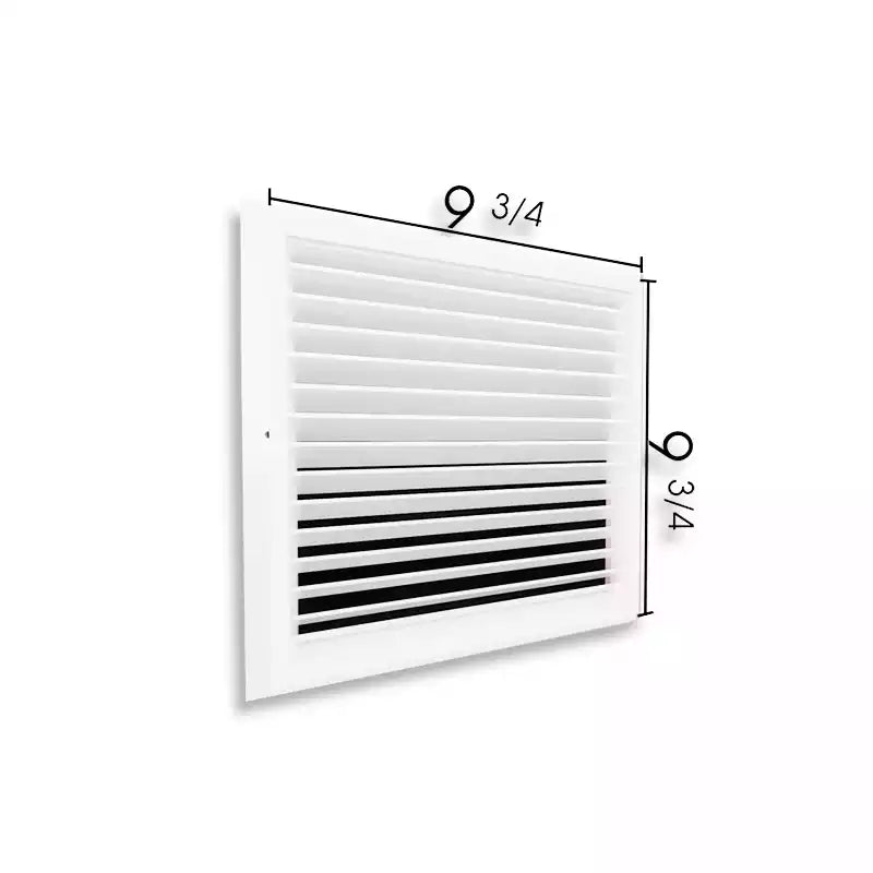 Rejilla de aire de retorno de aluminio blanco 10x10 | Rejillas de Ventilación HVAC - MAIER INTERNACIONAL