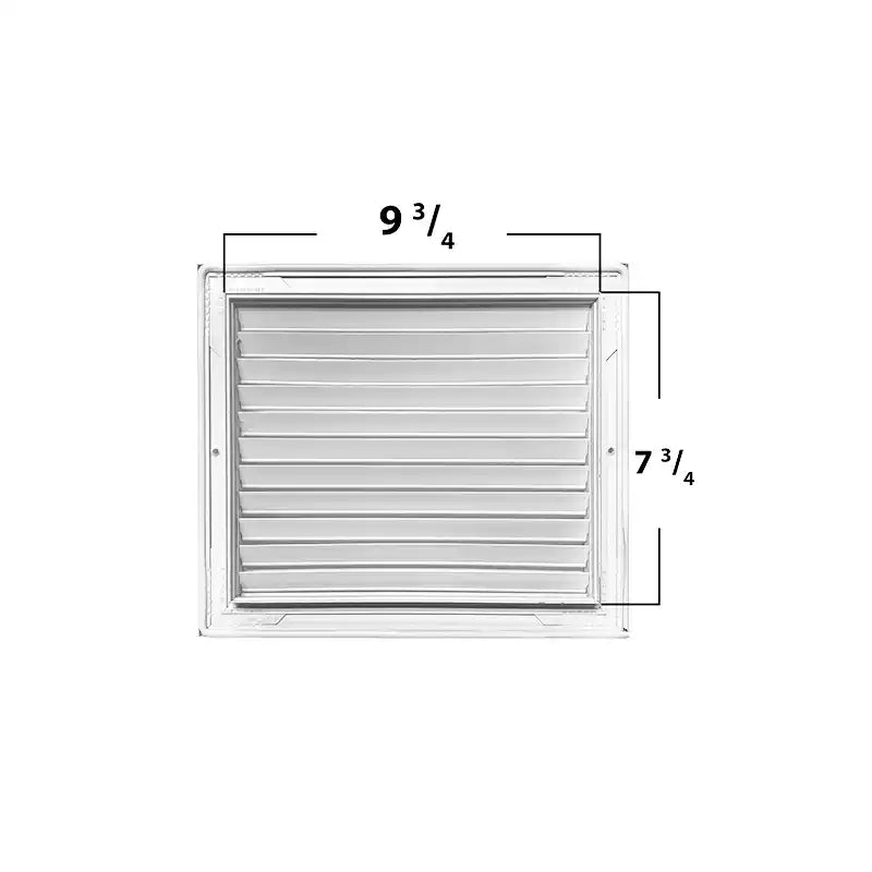 Rejilla de aire de retorno de aluminio blanco de 10x8 | Rejillas de Ventilación HVAC - MAIER INTERNACIONAL