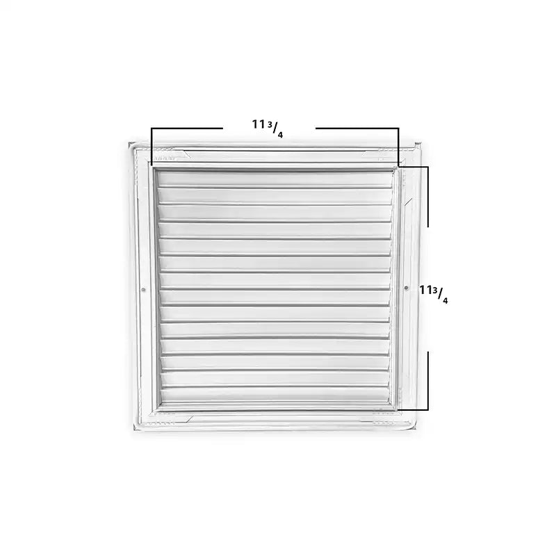 Rejilla de aire de retorno de aluminio blanco de 12x12 | Rejillas de Ventilación HVAC - MAIER INTERNACIONAL