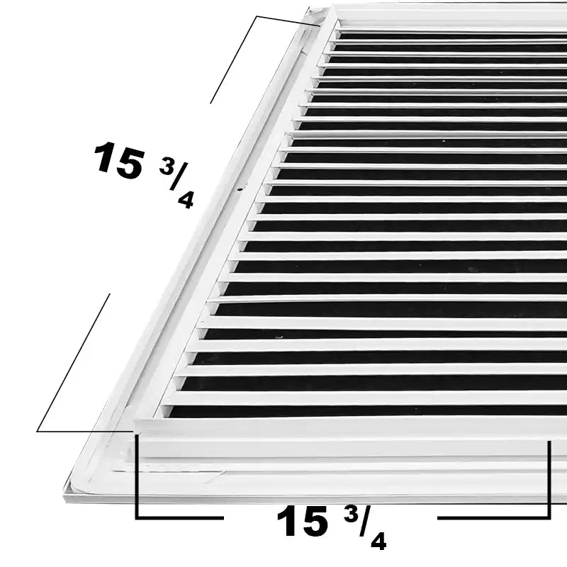 Rejilla de aire de retorno de aluminio 16x16| Rejillas de Ventilación HVAC - MAIER INTERNACIONAL