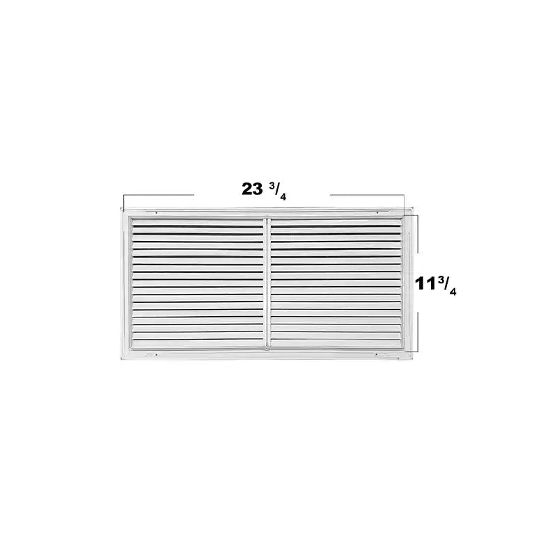 Rejilla de aire de retorno de aluminio 24x12| Rejillas de Ventilación HVAC - MAIER INTERNACIONAL