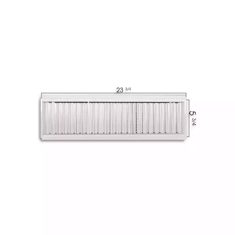 24X6 Air Vent Covers Wall Grille HVAC –Supply Vent Grille Cover – Durable Rustproof Aluminum Wall Vent - MAIER INTERNACIONAL