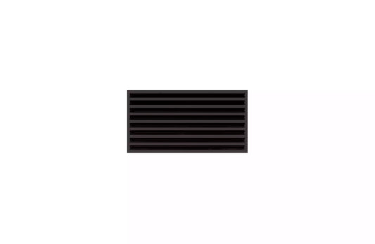 24x12 Modern AC Vent Cover - Decorative Black Air Vent - Standard Linear Slot Diffuser 99,9% Aluminium - MAIER INTERNACIONAL