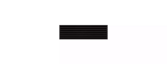 36x10 Modern AC Vent Cover - Decorative Black Air Vent - Standard Linear Slot Diffuser 99,9% Aluminium- MAIER INTERNACIONAL