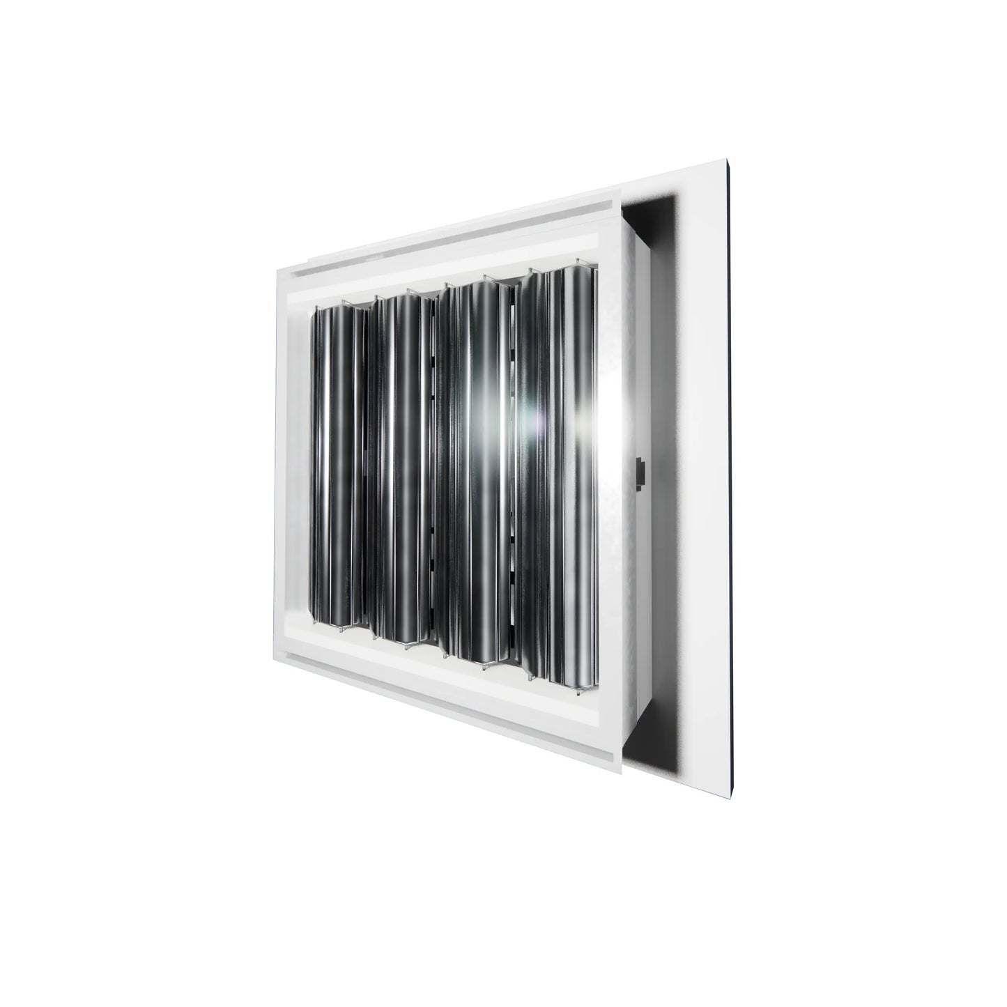 8x8 White Vent Cover | 4-Way Supply grillel, Aluminum Square Ceiling Diffuser - MAIER INTERNACIONAL