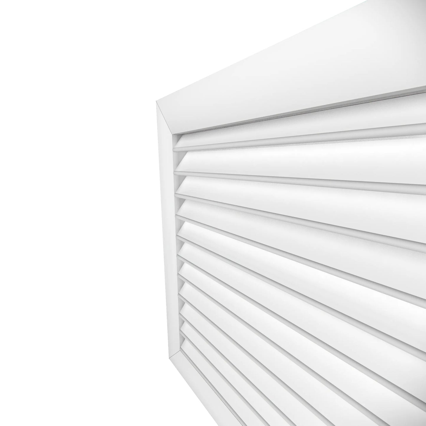 Rejilla de aire de retorno de aluminio blanco de 8x8 | Rejillas de Ventilación HVAC - MAIER INTERNACIONAL